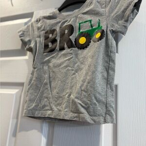 Bro Gray T-Shirt with Tractor Graphic